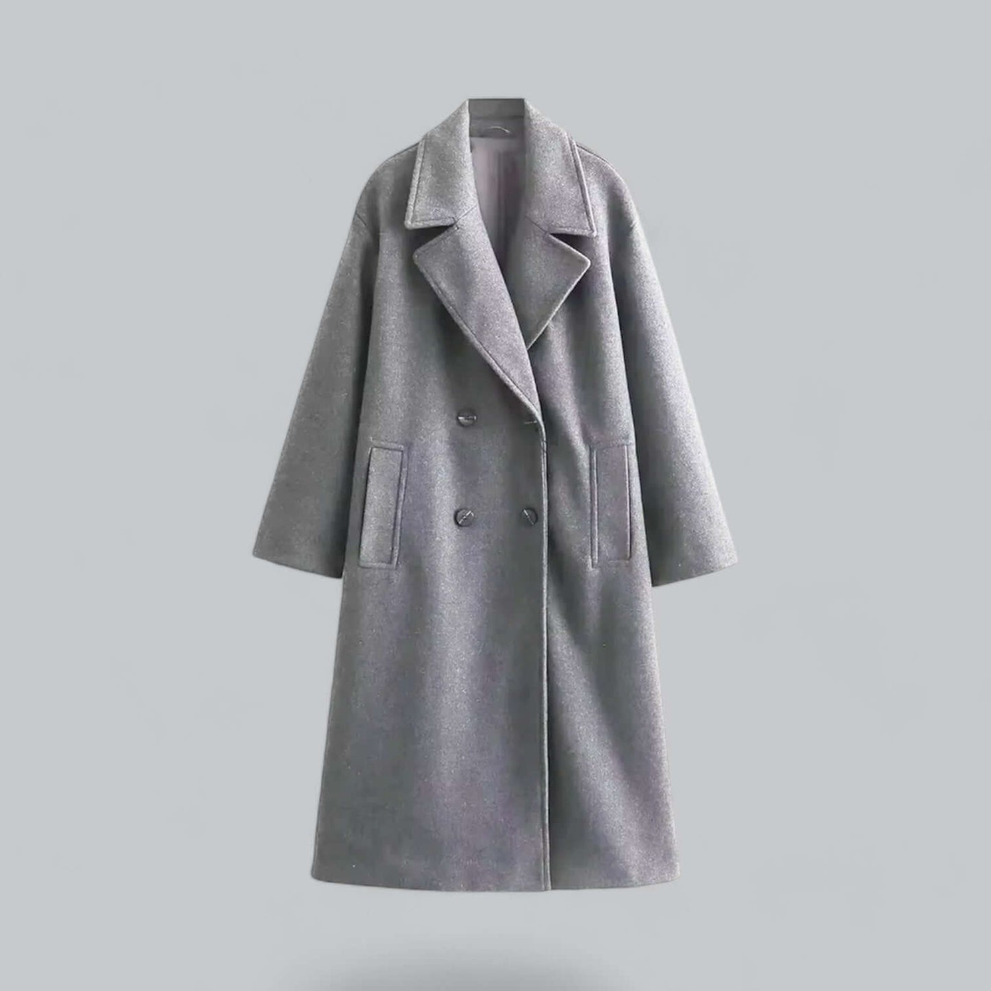 Manteau surdimensionné pour femme, fermeture boutonnée, moderne