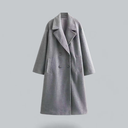 Manteau surdimensionné pour femme, fermeture boutonnée, moderne