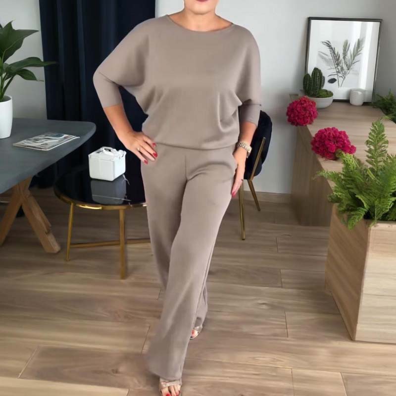Stylisches 3-Teiliges Set: Langcardigan, Top und Hose Damen - IdealeKleiden