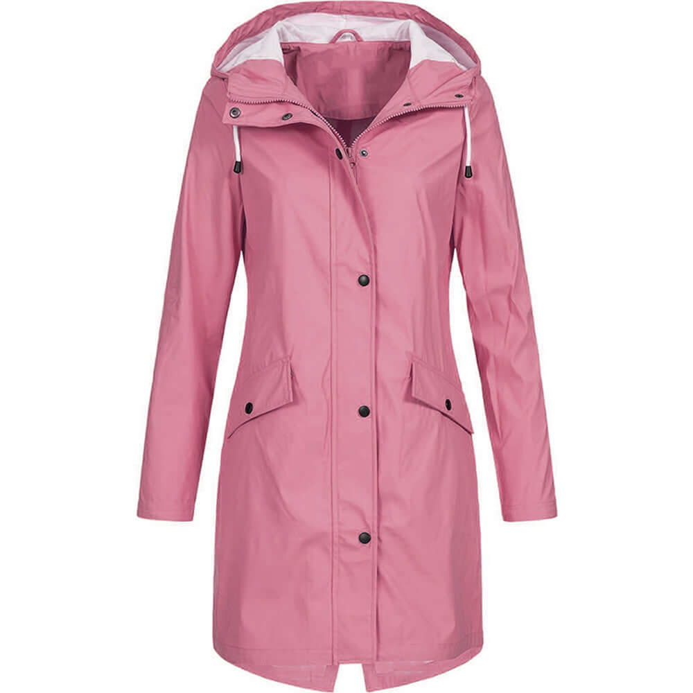 Imperméable pour femme Parka à capuche imperméable