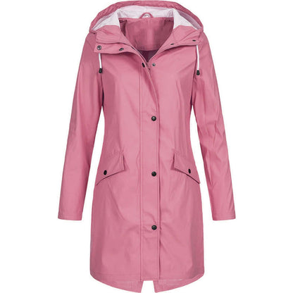 Imperméable pour femme Parka à capuche imperméable