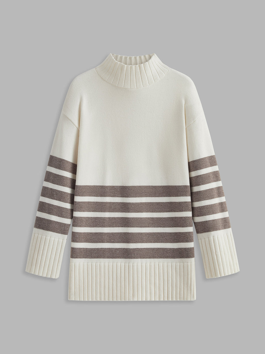 Pull rayé élégant pour femme