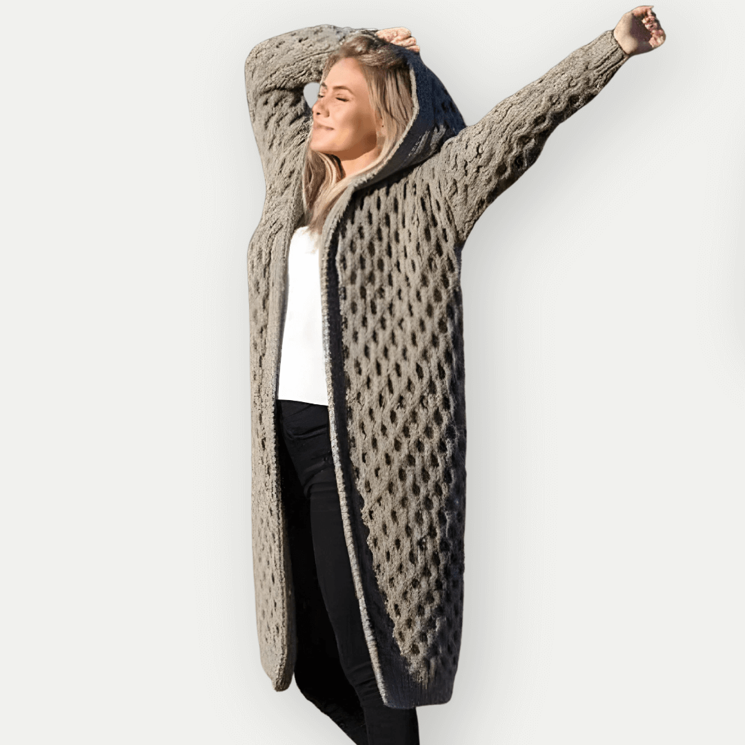 Damen Winterjacke Langärmlig Kapuzenmodell - IdealeKleiden