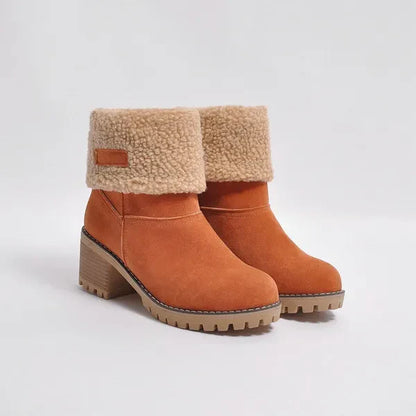 Bottes Femme Imperméables Douces Doublure Laine
