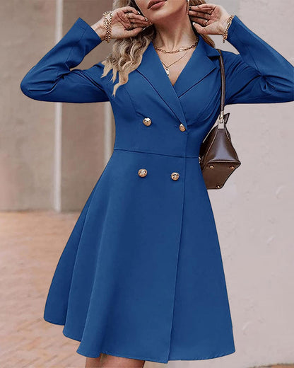 Robe d'été élégante boutonnée