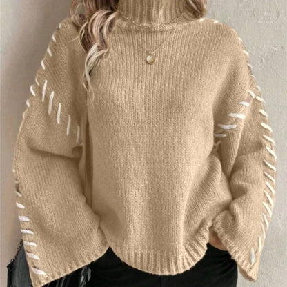 Pull en maille douce femme élégant et confortable