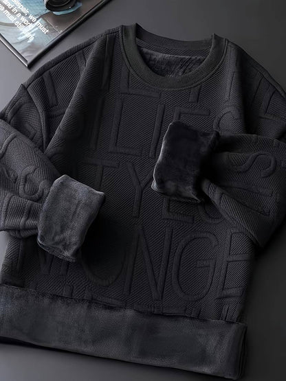 Dicker Rundhals Pullover Herren - IdealeKleiden