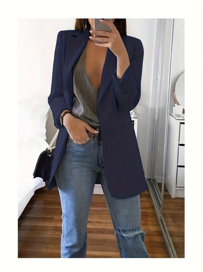 Blazer oversize chic décontracté