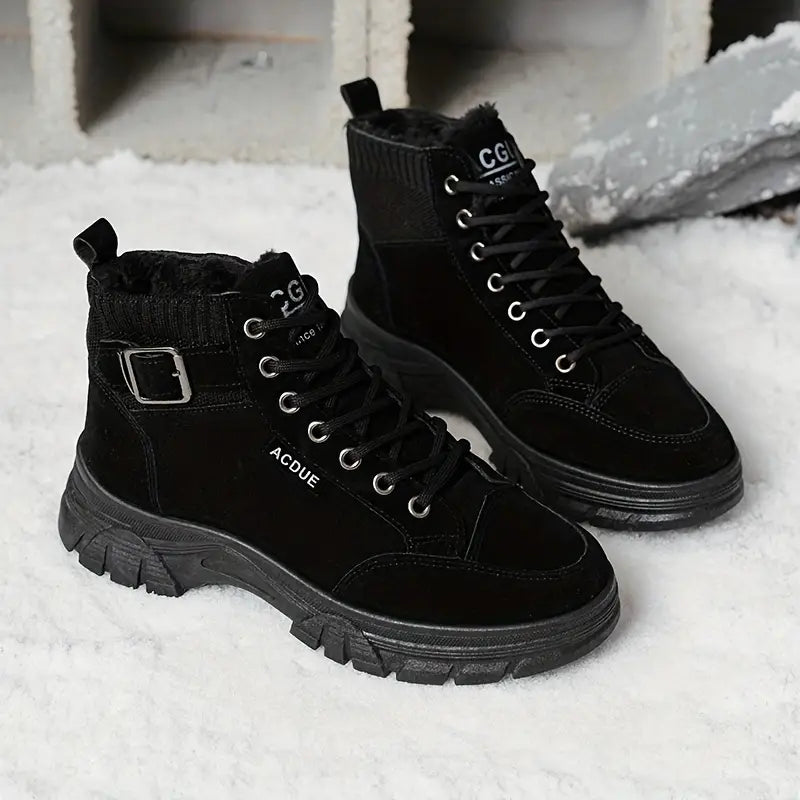 Weiche Samt Stiefel Damen - IdealeKleiden