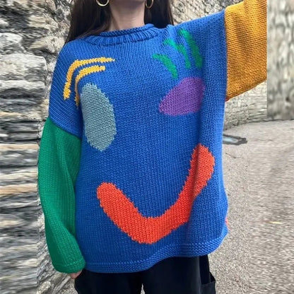 Pull style bohème Confortable