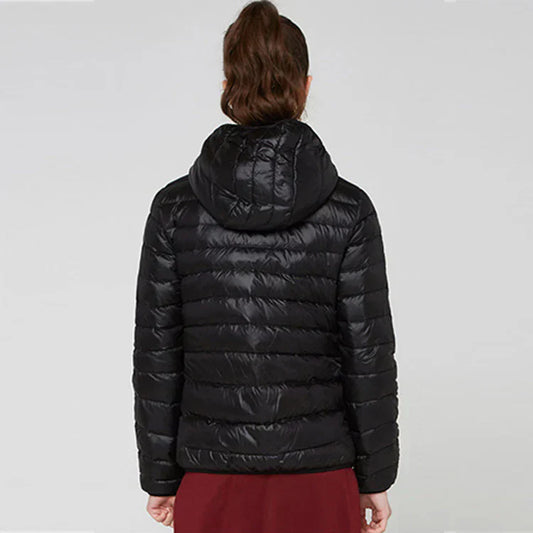 Herbstjacke Warm Padded Winter Parka Kapuze - IdealeKleiden