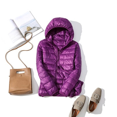 Manteau doudoune à capuche Chaud Confortable