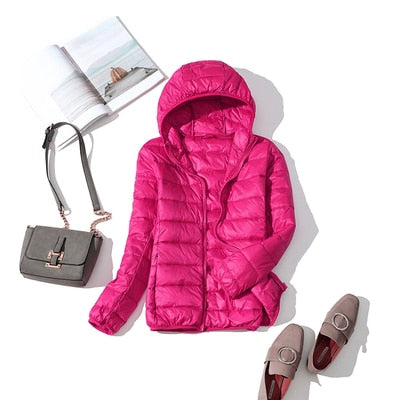 Manteau doudoune à capuche Chaud Confortable