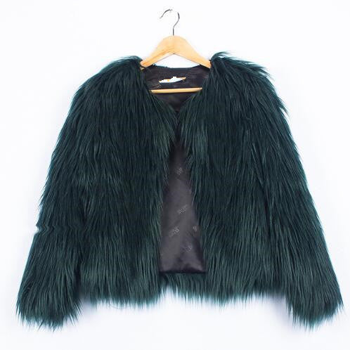 Veste femme en fausse fourrure Coupe ample et douce Design élégant