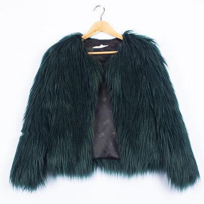 Veste femme en fausse fourrure Coupe ample et douce Design élégant