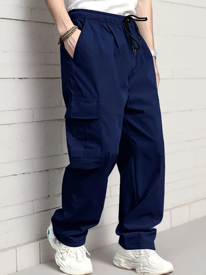 Pantalon cargo homme confortable printemps