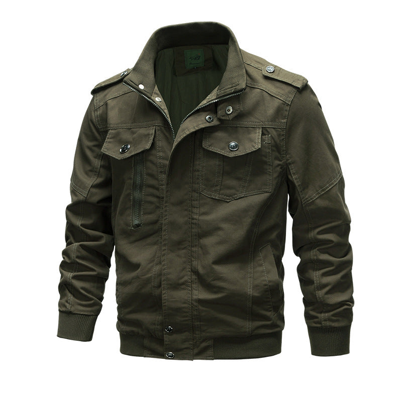 Veste d'hiver pratique, fermeture éclair, poches avant