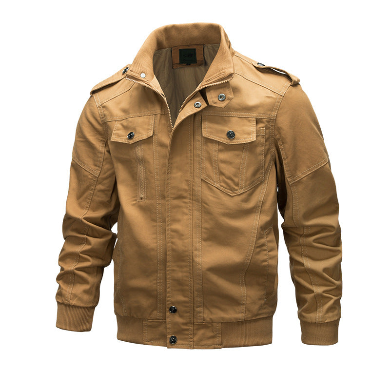 Veste d'hiver pratique, fermeture éclair, poches avant