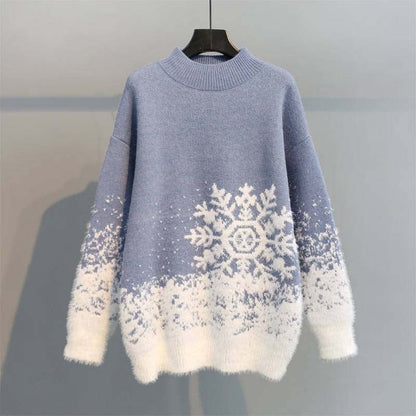 Pull de Noël élégant pour femmes - Motif tricoté