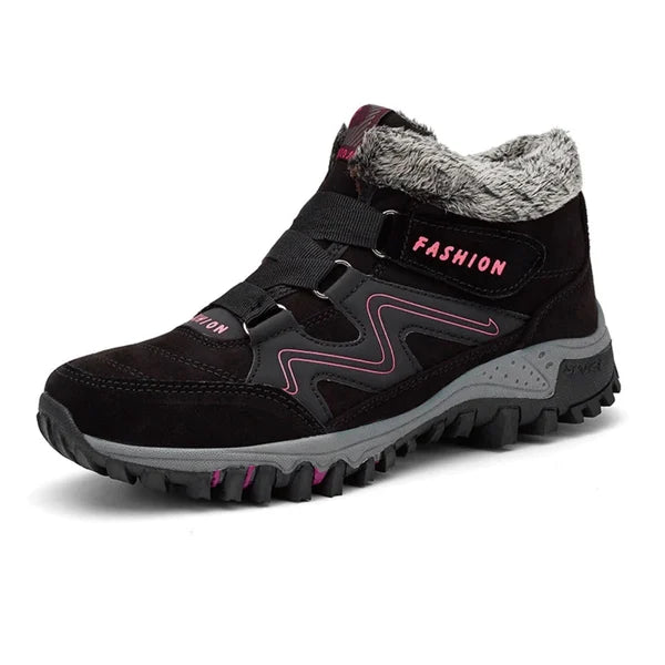Bottes d'hiver orthopédiques douillettes pour femme