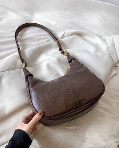 Élégante veste en cuir épaulettes