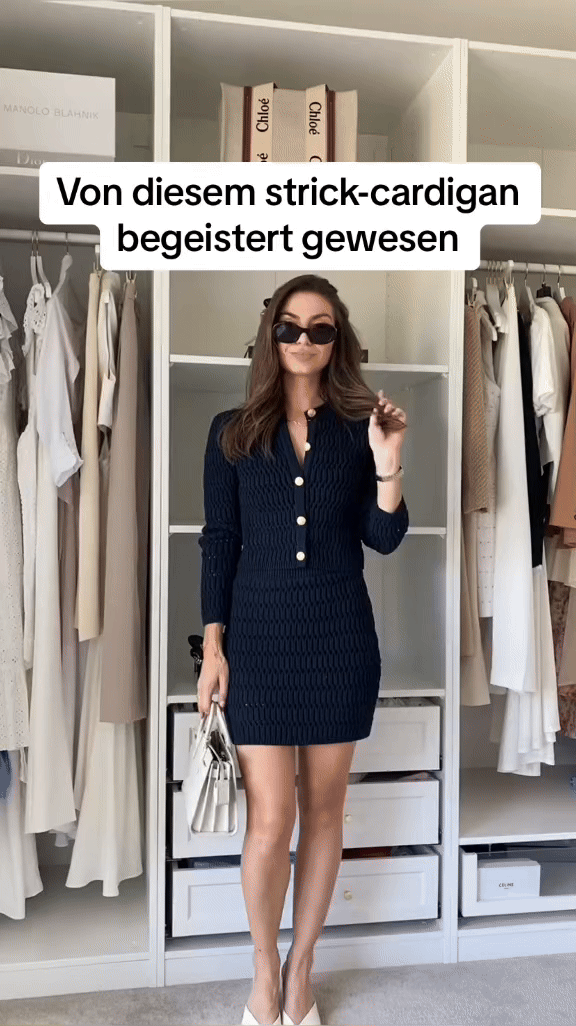 Damenschal Strickjacke Elegantes Design - IdealeKleiden