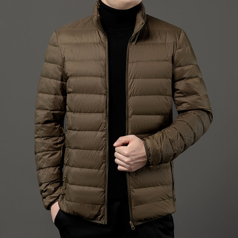 Doudoune légère zippée pour homme