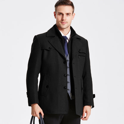 Manteau stylé en laine Darius
