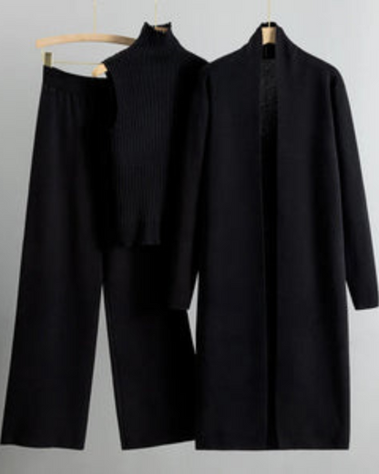 Ensemble robe 3 pièces élégant pour femme