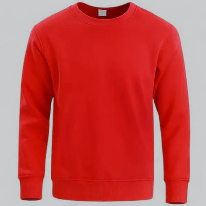 Sweat-shirt homme col rond manches longues décontracté