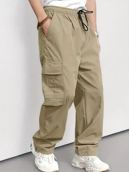 Pantalon cargo homme confortable printemps