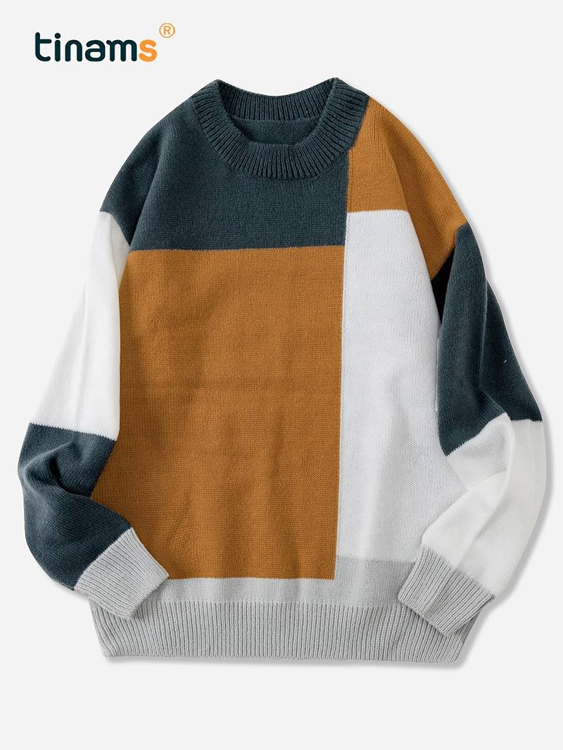 Vincent - Pull en rayures multicolores pour hommes