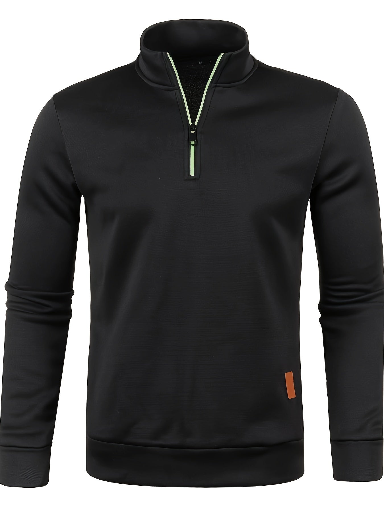 Pull homme chaud zippé hiver