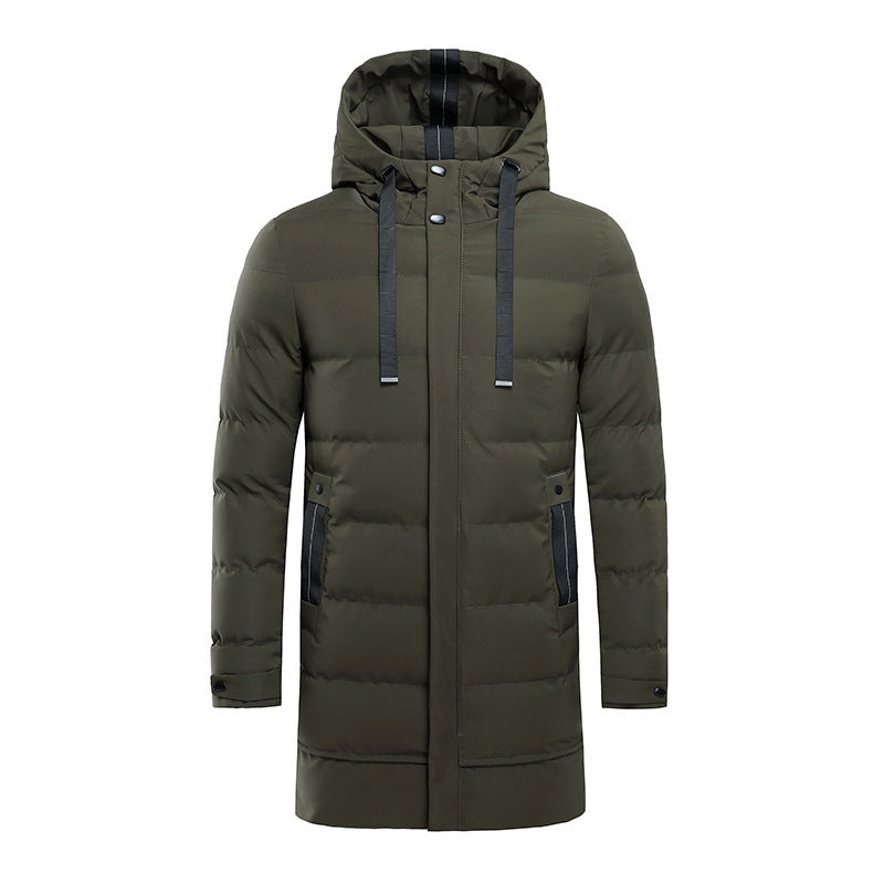 Veste d'extérieur pour homme isolée, imperméable, poches fonctionnelles