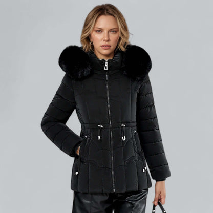 Parka d'hiver matelassé chaud pour femme