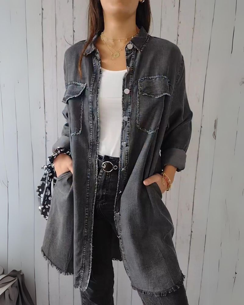 Veste en jean confortable Style moderne