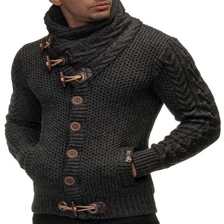Cardigan homme asymétrique style élégant