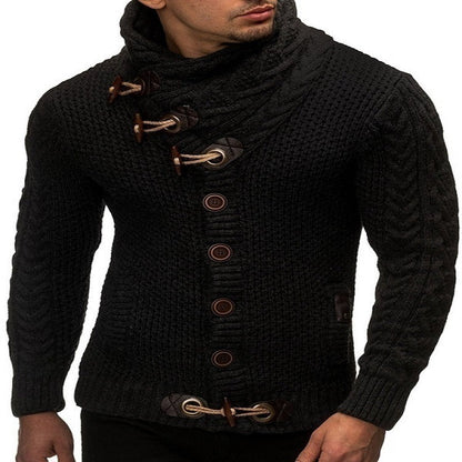Cardigan homme asymétrique style élégant