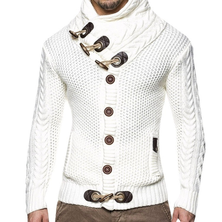 Cardigan homme asymétrique style élégant