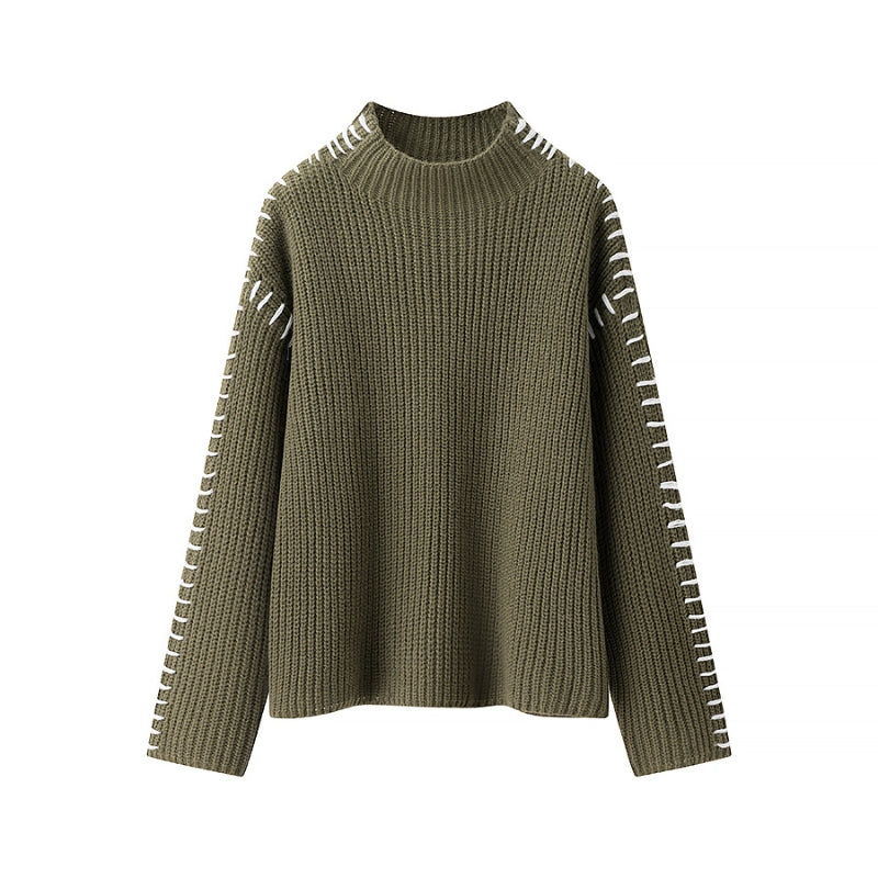 Pull en maille douce femme élégant et confortable
