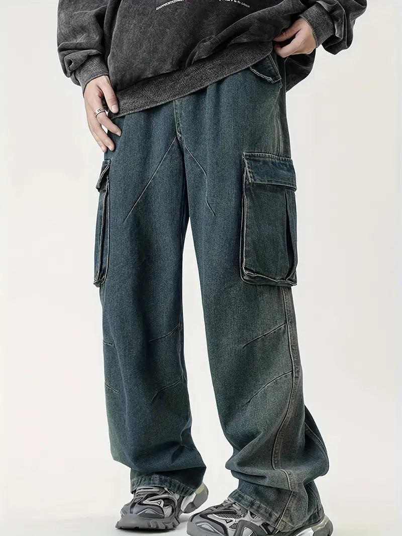 Männerhose Baggy Stil Freizeit - IdealeKleiden