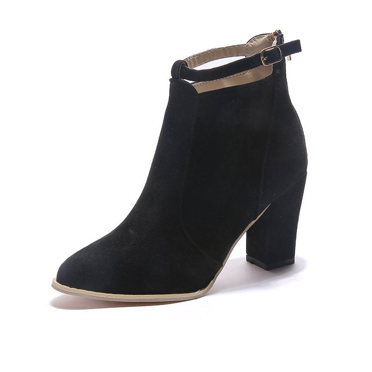 Bottes Femme Élégantes Laçage Haute Qualité Confortables