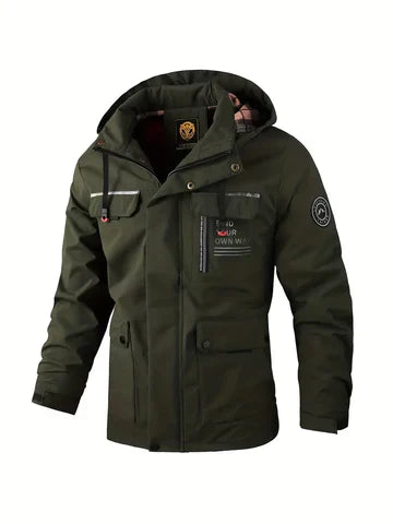 Stylische Winterjacke Herren Modern Design - IdealeKleiden