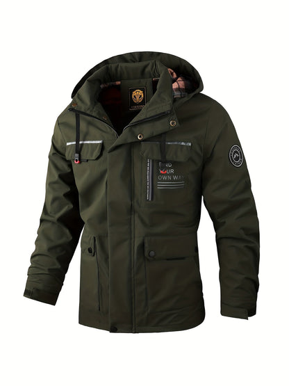 Veste pratique pour homme extérieur capuche