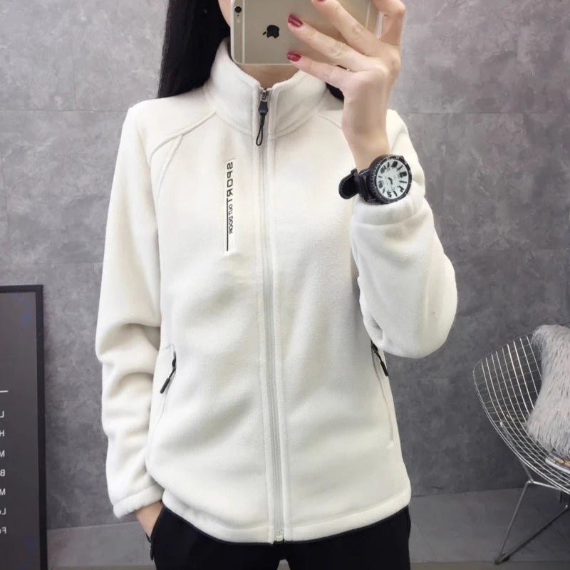 Veste polaire femme manteau d'hiver chaud