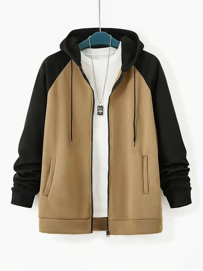 Veste homme manches longues cordon de serrage élégante