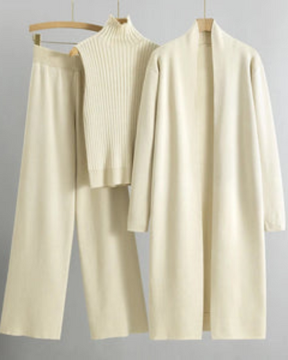 Ensemble robe 3 pièces élégant pour femme