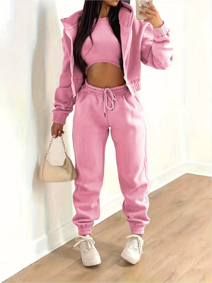 Ensemble de survêtement complet capuche pantalon haut