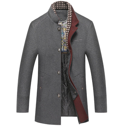 Manteau d'hiver chaud en laine pour femme
