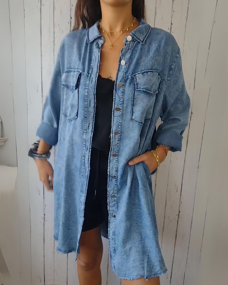 Veste en jean confortable Style moderne